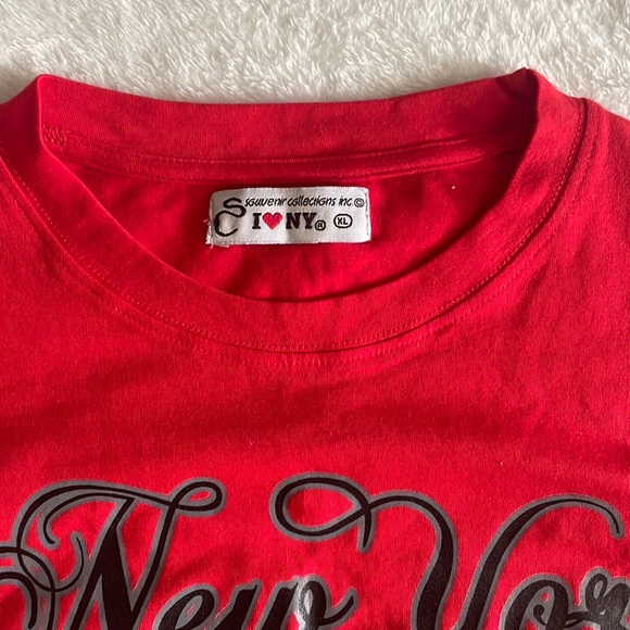 I Love NY Red T- Shirt Size XL - Picture 4 of 4